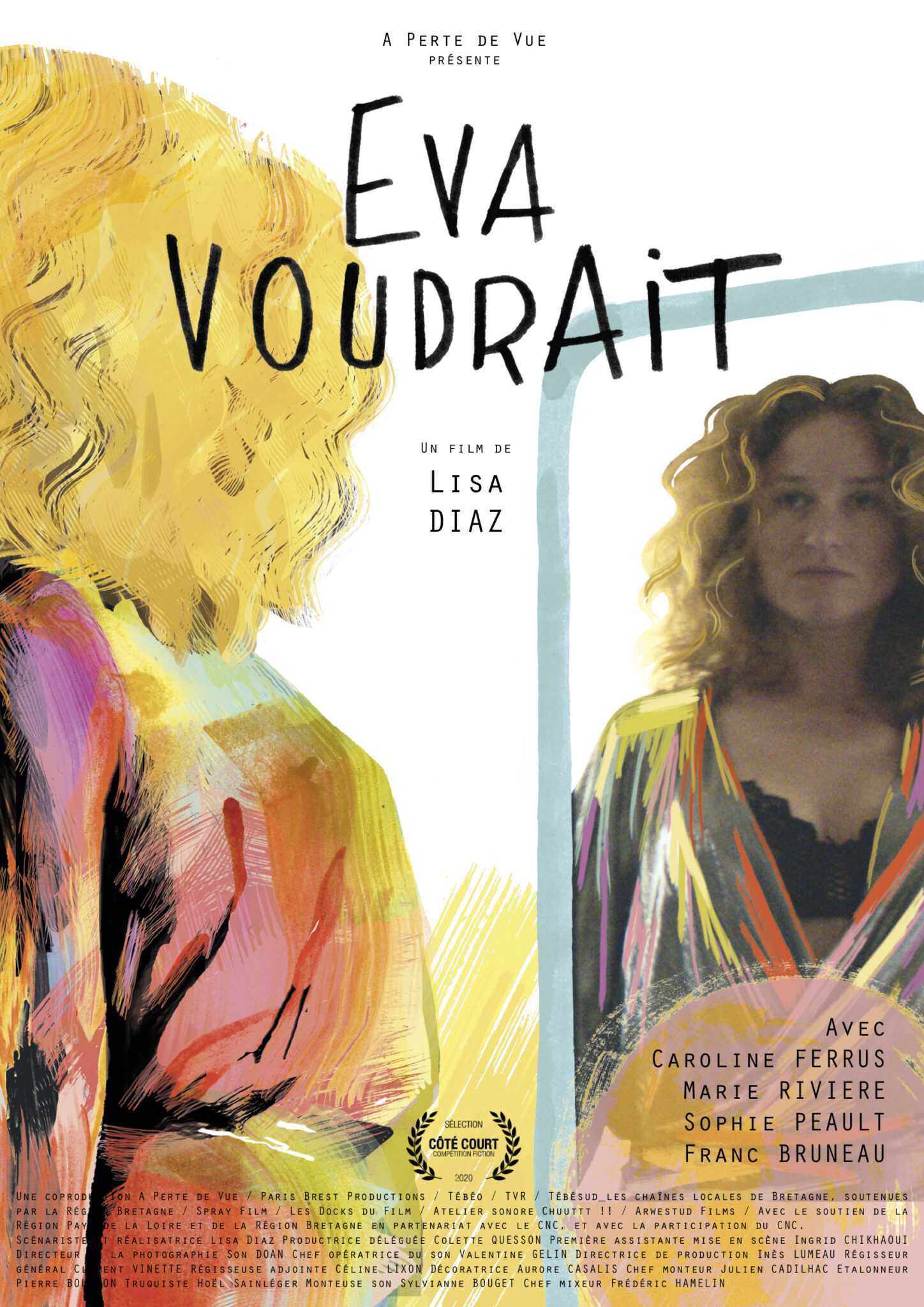 AFFICHE EVA VOUDRAIT LisaDIAZ ©A Perte De Vue